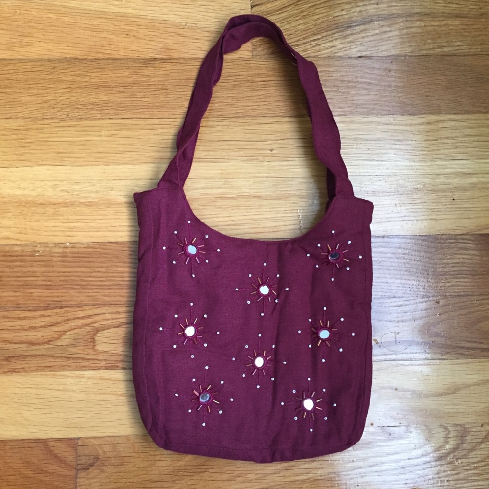 Handmade purse with mirrors (made in India)